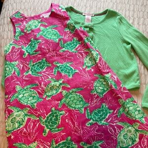 Tommy Bahama Girls Turtle Print Dress